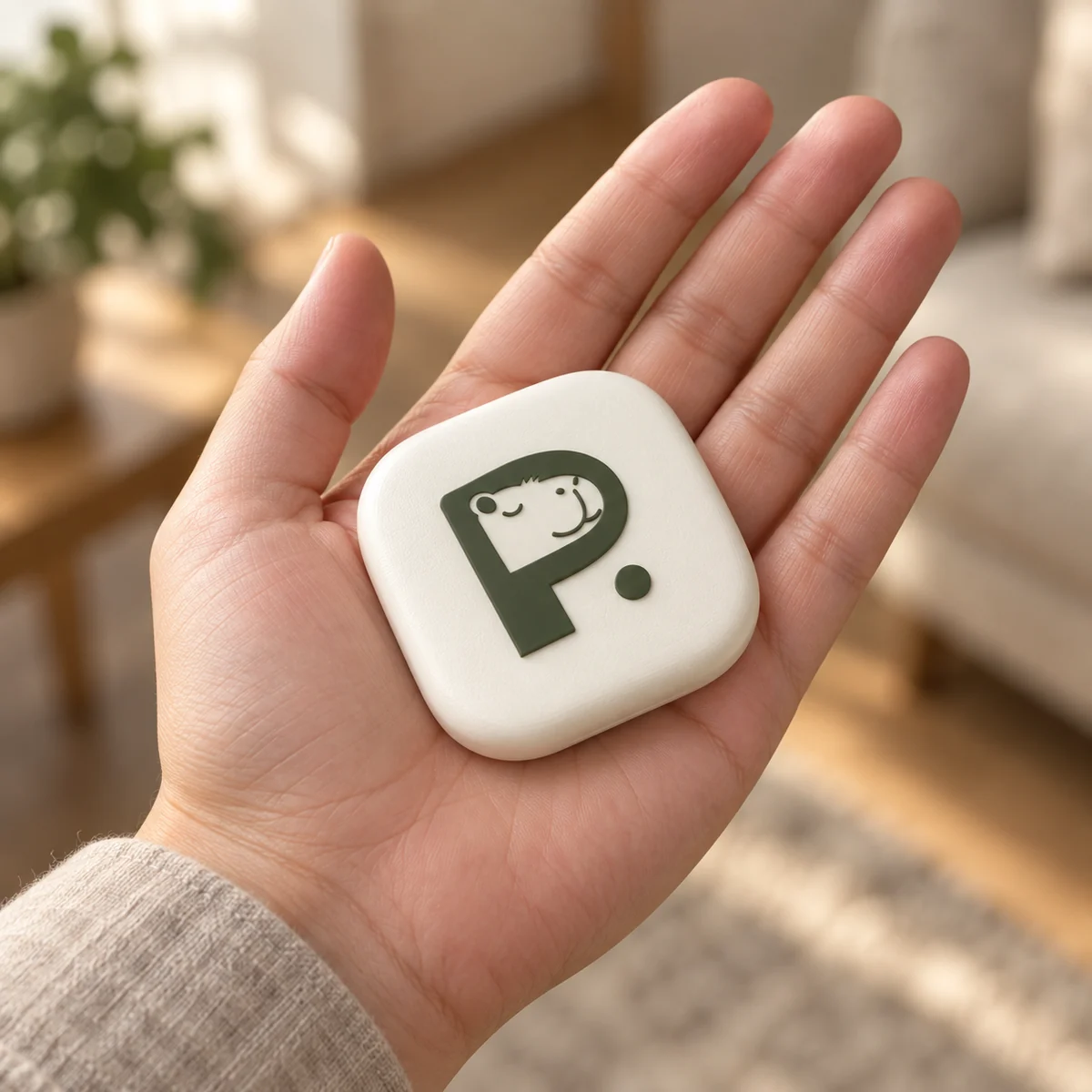 The Pauzie Device in a hand